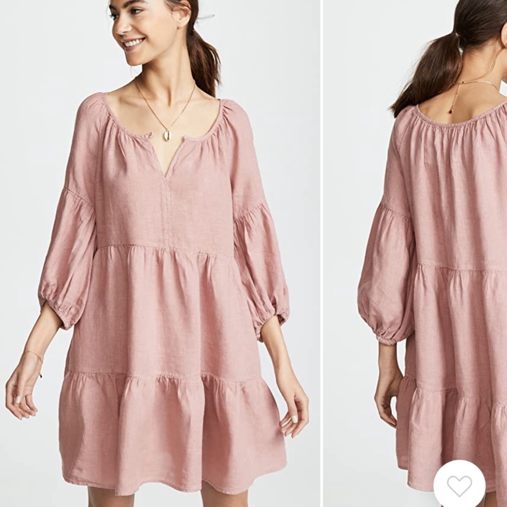 ‘Velvet by Graham & Spencer’ Linen Dress XS